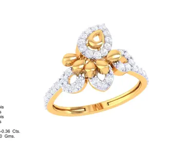   Women Ring MTL 3dm STL OBJ FBX Details 3D print model order