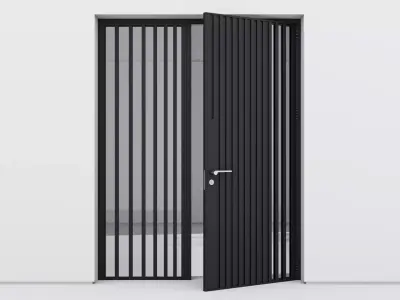 Aluminium door 226 3D model