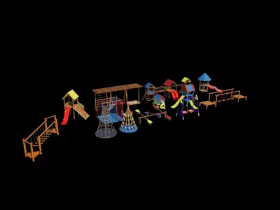 Playground Equipment 3D model