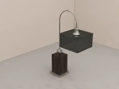 Lamp Collection - I floor with shade 3D model