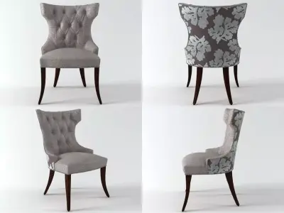 A C 2901S four different chairs 3D model