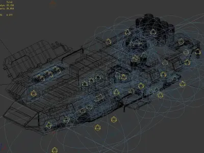 Space Station - Ground Operating Platform 01 3D model