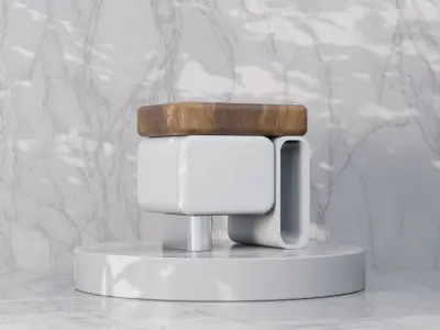 Unique Nightstand Designs in 3D 3D model