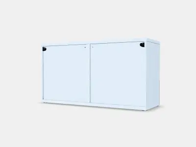 BESTA Storage with doors 2 Low-poly 3D model