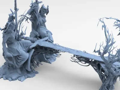 Avalon sword Bridge version 12 3D model