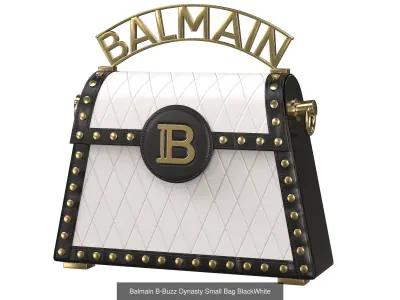 Balmain B-Buzz Dynasty Small Bag 3D Model Pack