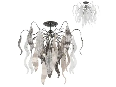 79312x Vetro Lightstar Chandelier 3D model