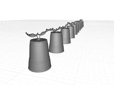 Bulb Novelty String Light 3D model