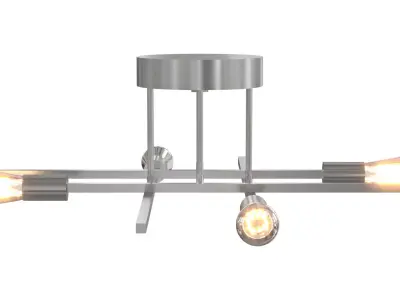 Hannah-Jayne 359 mm Sputnik Modern Linear Flush Mount 3D model