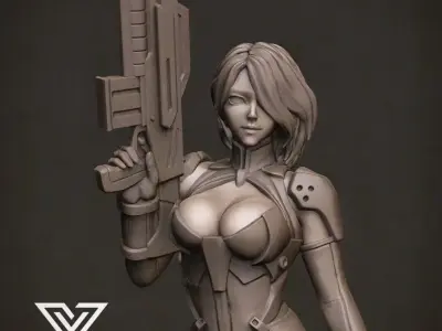 Girl-Sci-Fi-StarWars-Navigator 3D print model