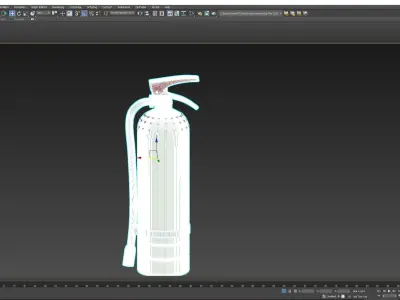 Fire Extinguisher 3D Print Model 3D model