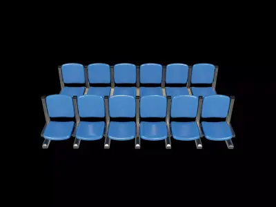 Premium Stadium Chairs  3D model