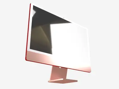 Apple imac 2021 v1 004 Low-poly 3D model