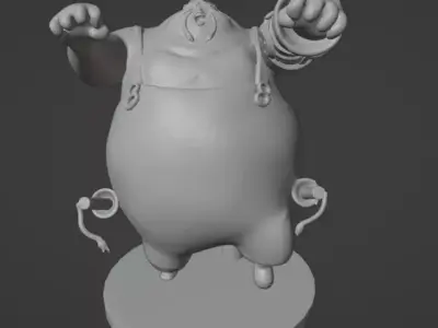 One Piece Wano Queen 3D print model