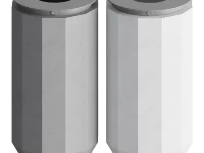 SIT WUUD Garbage bin 3D model