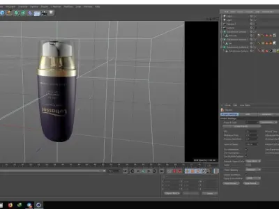 letrasset cosmetic tube 3D model