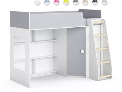 Legenda K42B with LP42A childrens modular bed 3D model