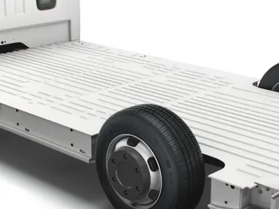 Renault Master FWD LL35 L3H1 Platform Cab 2021 3D model