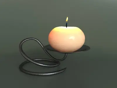 Table candlestick 3D model