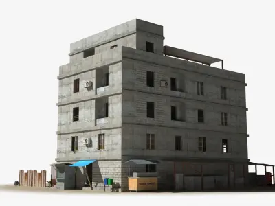 Slum x1 Low-poly 3D model purchase