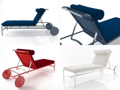 Rimini Sunbed 3D model