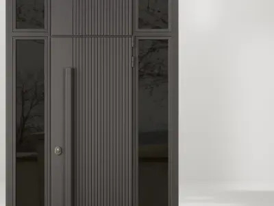 Entrance door set27 3D model