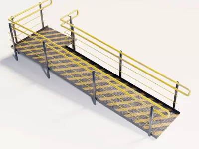 Ramp 01 PBR  Low-poly 3D model