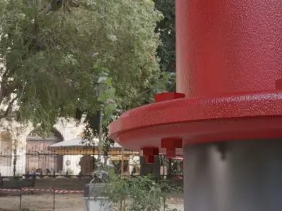 Simple Fire Hydrant 3D model