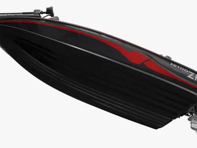  Nitro Z16 Sport Angler Boat Red Black 