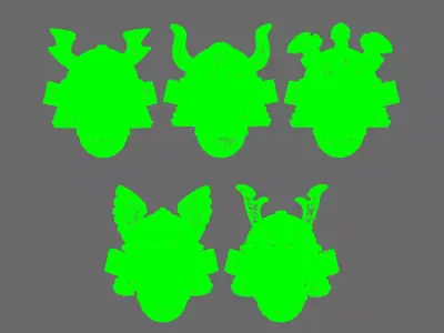 Cyber Samurai V2 Metal Storm Samurai Helmet 3D print model