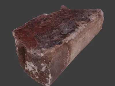 Cinder Debris Low-poly 3D model