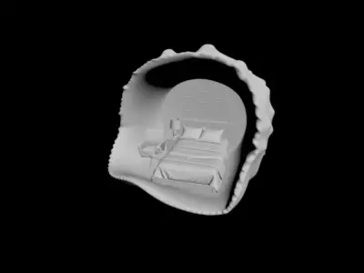 Snail House 3D model