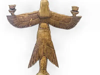 sculpt egyption set 1 Low-poly 3D model