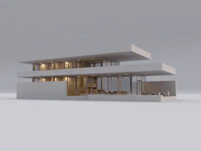 Villa house 4 3D model