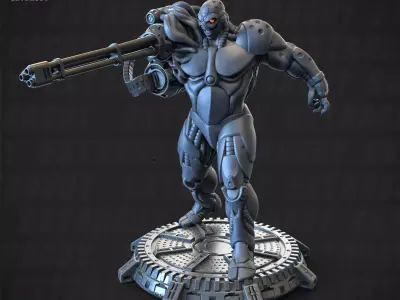 BGC Bloomers GAU Unit 130mm and 32mm 3D print model