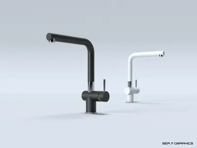 Kitchen Tap Franke Active Plus 3D model
