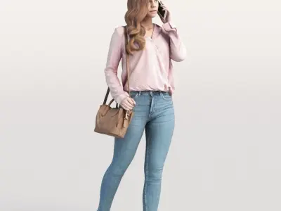 Humano 20-Collection 02 People models -  STREET - NEIGHBOURHOOD 3D model