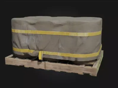 Warehouse  Versatile Industrial Space for Storage and Logistics 3D model