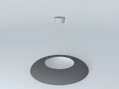Lamp circular pendant light Free 3D model