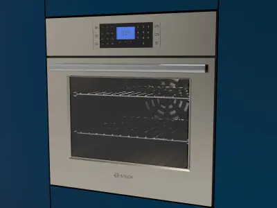 Oven Bosch Low-poly 3D model