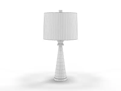Hayley Alabaster Glass Night Light Table Lamp 3D model