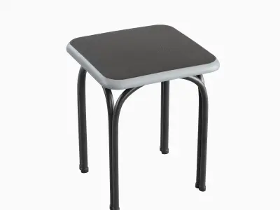 Steel Stool 06 3D model