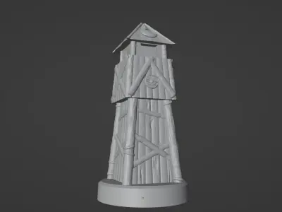 3D Model Fantasy Tower 3D print model