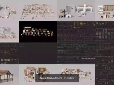 Mega Game Assets 3D Model Pack