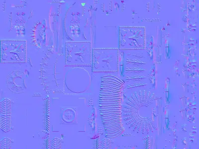 titanic lamp Low-poly 3D model