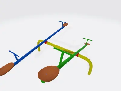 seesaw double 3D model
