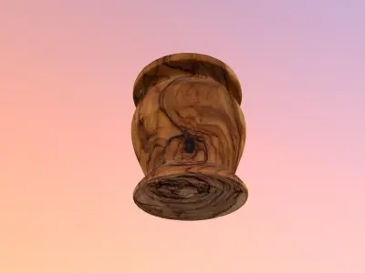 Wooden Cup 3D model purchase