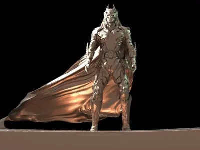 Batman Pharaoh Helmet 2 3D model
