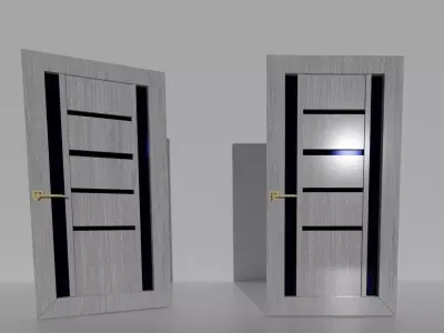 Modern Door 3D model