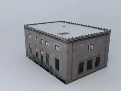 Louisville Municipal Bridge Building Free 3D model
